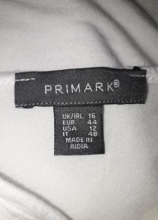 Красивый белый  топ с перфорированным  узором от primark3 фото