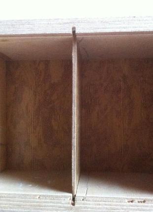 Коробка ящик деревянный  20 х 15 х10 с крышкой (цена 1)3 фото