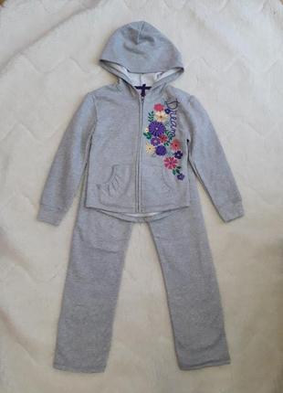 Спортивний утеплений з начосом костюм hanes для дівчинки
