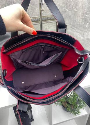 Эффектная стильная удобная трендовая сумочка из качественной турецкой экокожи со змеиным принтом4 фото