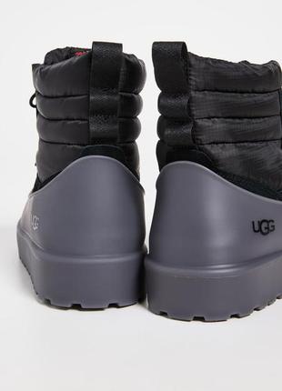 Чоловічі угги з калошами ugg classic mini lace-up weather black