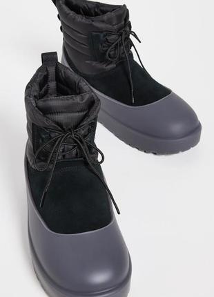 Чоловічі угги з калошами ugg classic mini lace-up weather black