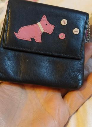 Мини кожаный  кошелек брелок radley