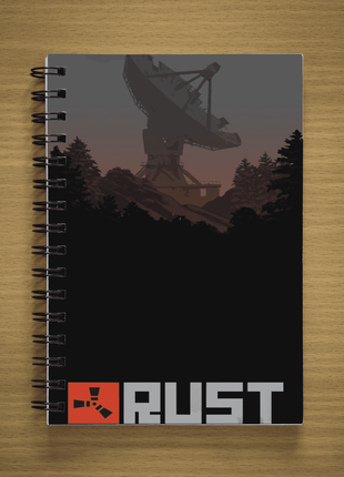 Блокнот rust game скетчбук sketchbook