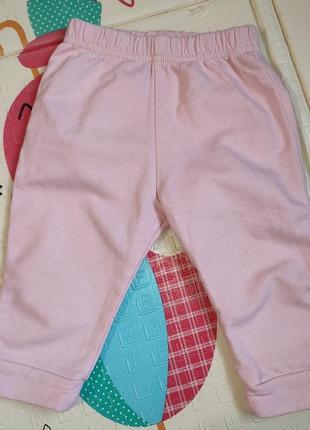 Штаны ясельные фламинго теплые штанишки детские для девочки
