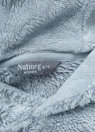 Махровая теплая кофта пижама nutmeg xs -s размер с капюшоном3 фото