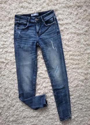 Брендові жіночі джинси zara 34 (24) в прекрасному стані