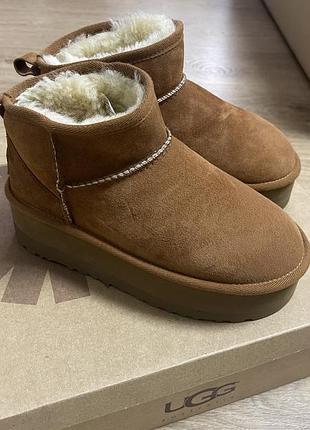 Угги на платформі ugg ultra mini platform