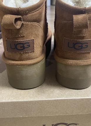 Угги на платформі ugg ultra mini platform2 фото