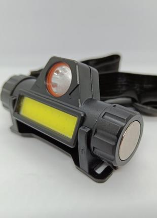 Налобный фонарь xm-t6, водонепроницаемый, магнит