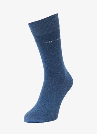 Tom tailor носки. синие носки tom tailor. однотонные носки . шкарпетки 43-46