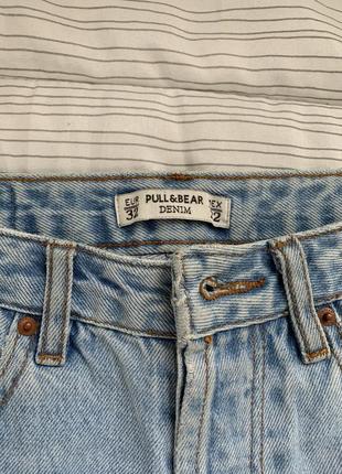 Джинси mom з високою посадкою pull&bear 4