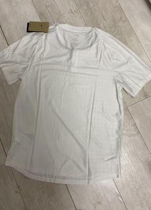 Мужская спортивная футболка белая nike advtg polo sn99 white/black8 фото