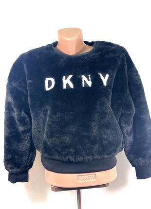 Тедди свитшот dkny оригинал шубка мех teddy шерпа