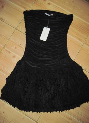 Новое черное суперстрейч. платье "new look" р. 46