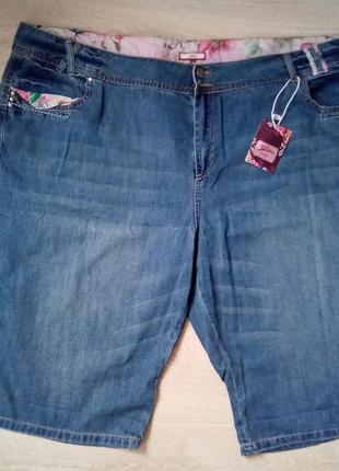 Брендовые новые коттоновые джинсовые шорты р.26-30!1 фото
