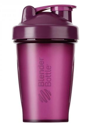 Бутылка - шейкер для спортивных коктейлей blenderbottle classic 20oz/590ml plum (original)2 фото