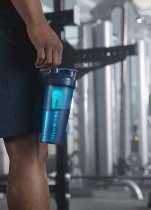 Бутылка - шейкер для спортивных коктейлей blenderbottle classic loop 28oz/820ml navy (original)