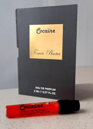 Franck boclet cocainе💥оригинал миниатюра пробник mini spray 2 мл книжка6 фото