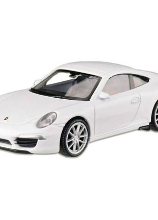 Машина металлическая porsche 911 "welly" 44042cw масштаб 1:43