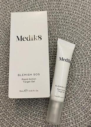 Гель быстрого действия от прыщей blemish sos medik8