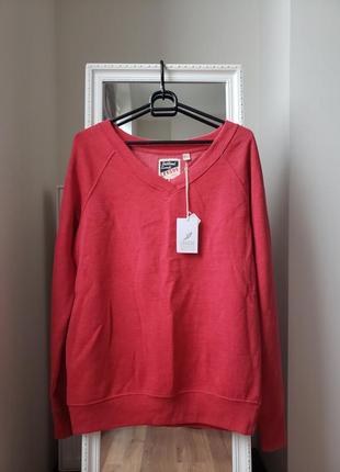 Новий джемпер светр жіночий на флісі розмір м league кофта світшот1 фото