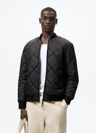 Стеганая куртка zara