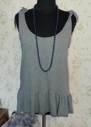Майка топ в полоску uk10