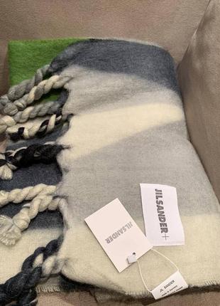 Роскошный теплый шарф в стиле джил сандер jil sander