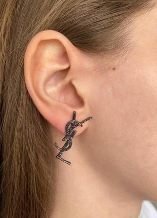 Брендовые серьги 5