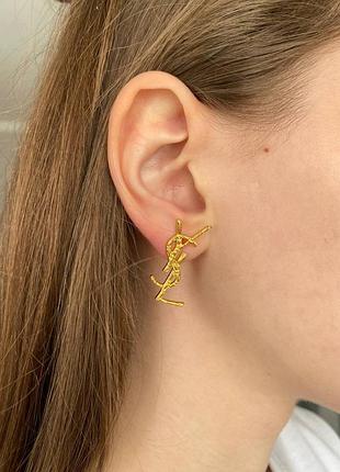 Брендовые серьги 5