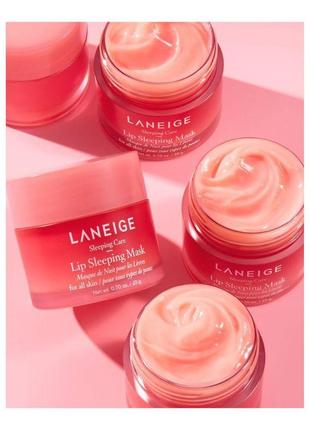 Маска для губ laneige lip sleeping mask berry 3 g3 фото