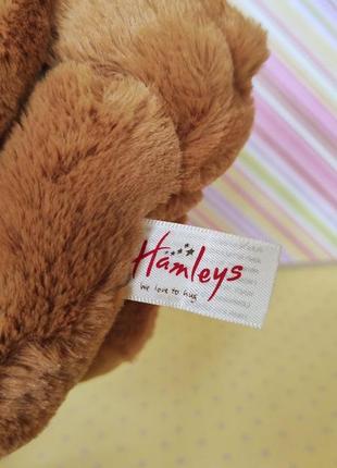 Колекційний бутіковий ведмедик інтер'єрний hamleys2 фото