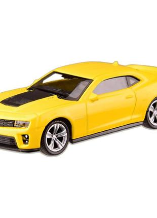 Машина металлическая chevrolet camaro zl1 "welly" 44044cw масштаб 1:43