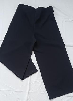Черные брюки-кюлоты2 фото