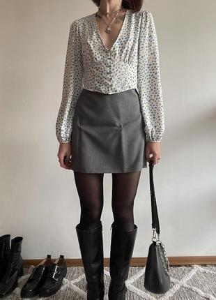 Спідниця жіноча міні в стилі преппі topshop s