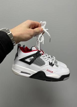 Эксклюзивные женские кожаные кроссовки nike air jordan 4 🆕 найк джордан