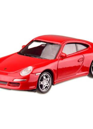 Машина металлическая porsche 911 "welly" 44026cw масштаб 1:43