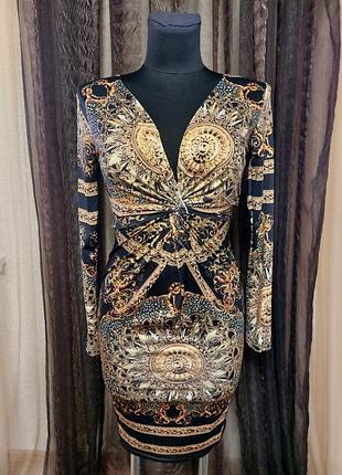 Шикарна нова сукня бренду cbr в стилі versace,