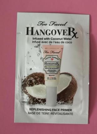 Мініатюра основа для макіяжу too faced hangover replenishing face primer