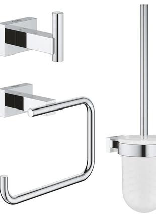 Набір аксесуарів 3 в 1 grohe essentials cube new (40757001)