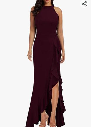 Вечернее платье с разрезом