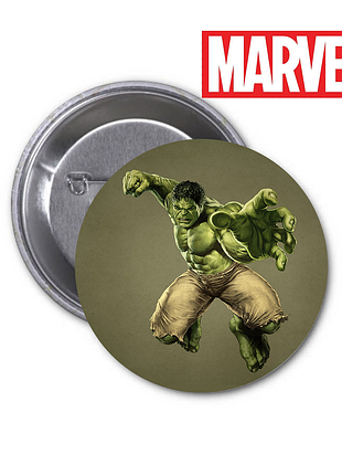 Значок marvel hulk марвел халк