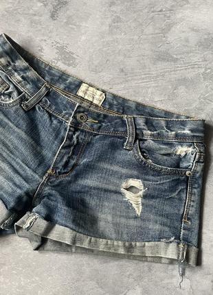 Шорти джинсові жіночі сині6 фото