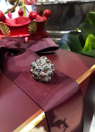 Перстень, кольцо сверкающее новое стильное, элитная бижутерия2 фото