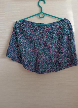 Перезагружены🌹🌹papaya красивые вискоза домашние шорты пижамные женские в принт  14🌹🌹4 фото