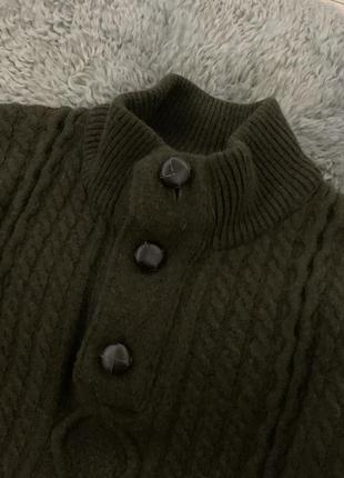 Теплий вязаний шерстяний светр кофта barbour dale norway ysl patagonia2 фото