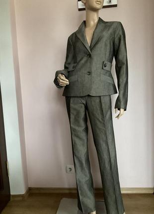 Красивый офисный костюм с брюками/ l/ brend mexx висоза- лен