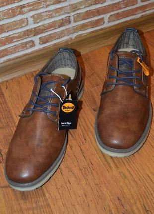 Чоловічі оксфорди, туфлі, черевики dockers by gerli 46-47р1 фото