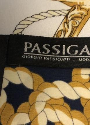 Шелковый платок giorgio passigatti италия7 фото